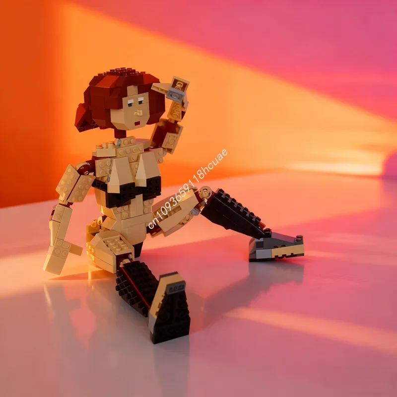 386 деталей MOC: Женская модель в бикини и высоких сапогах, конструктор, рождественский подарок, развивающая игрушка для сборки, креативная идея, кирпичики для детей
386 деталей MOC: Женская модель в бикини и высоких сапогах, конструктор, рождественский подарок, развивающая игрушка для сборки, креативная идея, кирпичики для детей