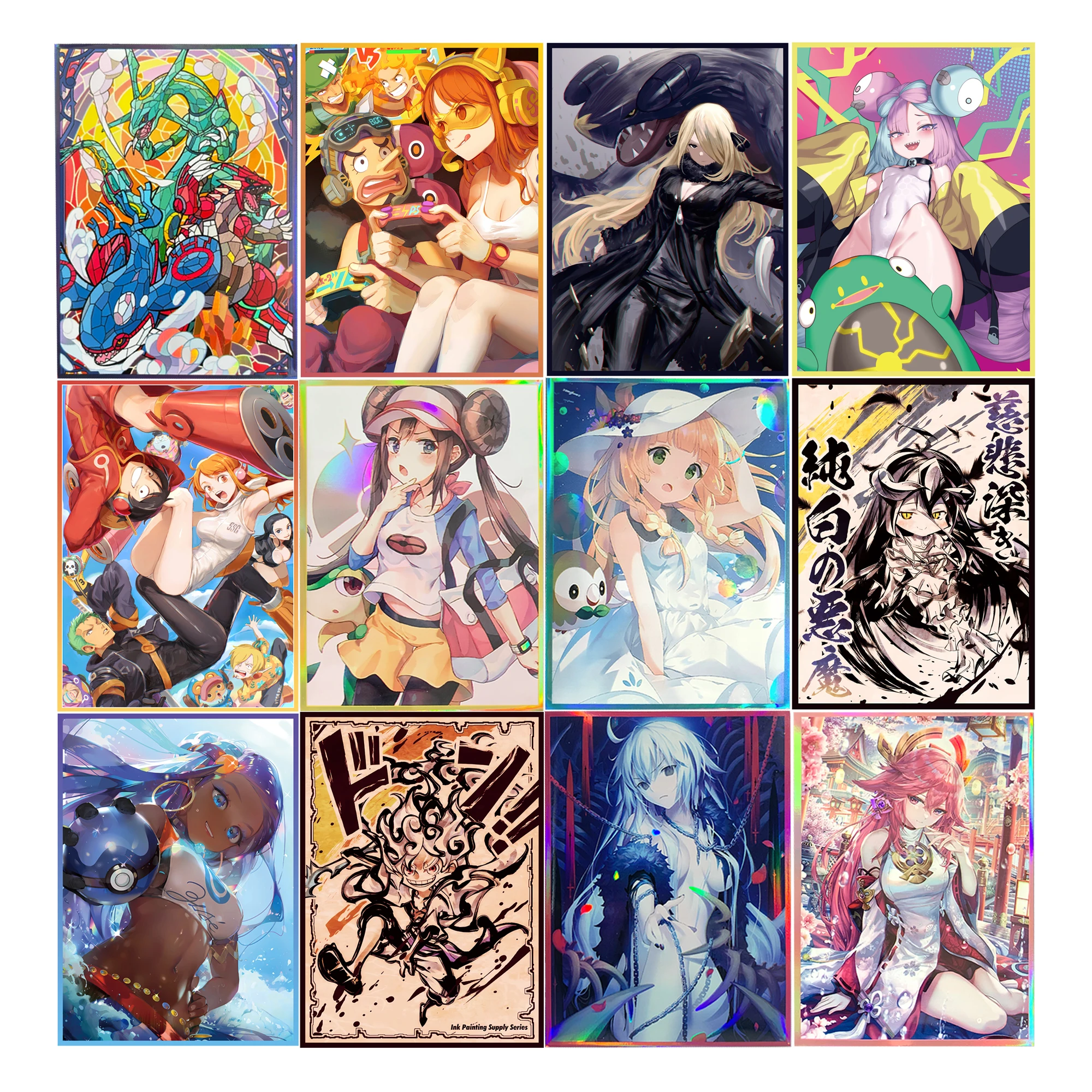 60 шт./компл. 66X91 мм Ptcg Trainer Iono Lillie Card Sleeves Ws Ptcg Opcg Luffy Nami Цветная флэш-карта Защитный чехол Подарочные игрушки
60 шт./компл. 66X91 мм Ptcg Trainer Iono Lillie Card Sleeves Ws Ptcg Opcg Luffy Nami Цветная флэш-карта Защитный чехол Подарочные игрушки