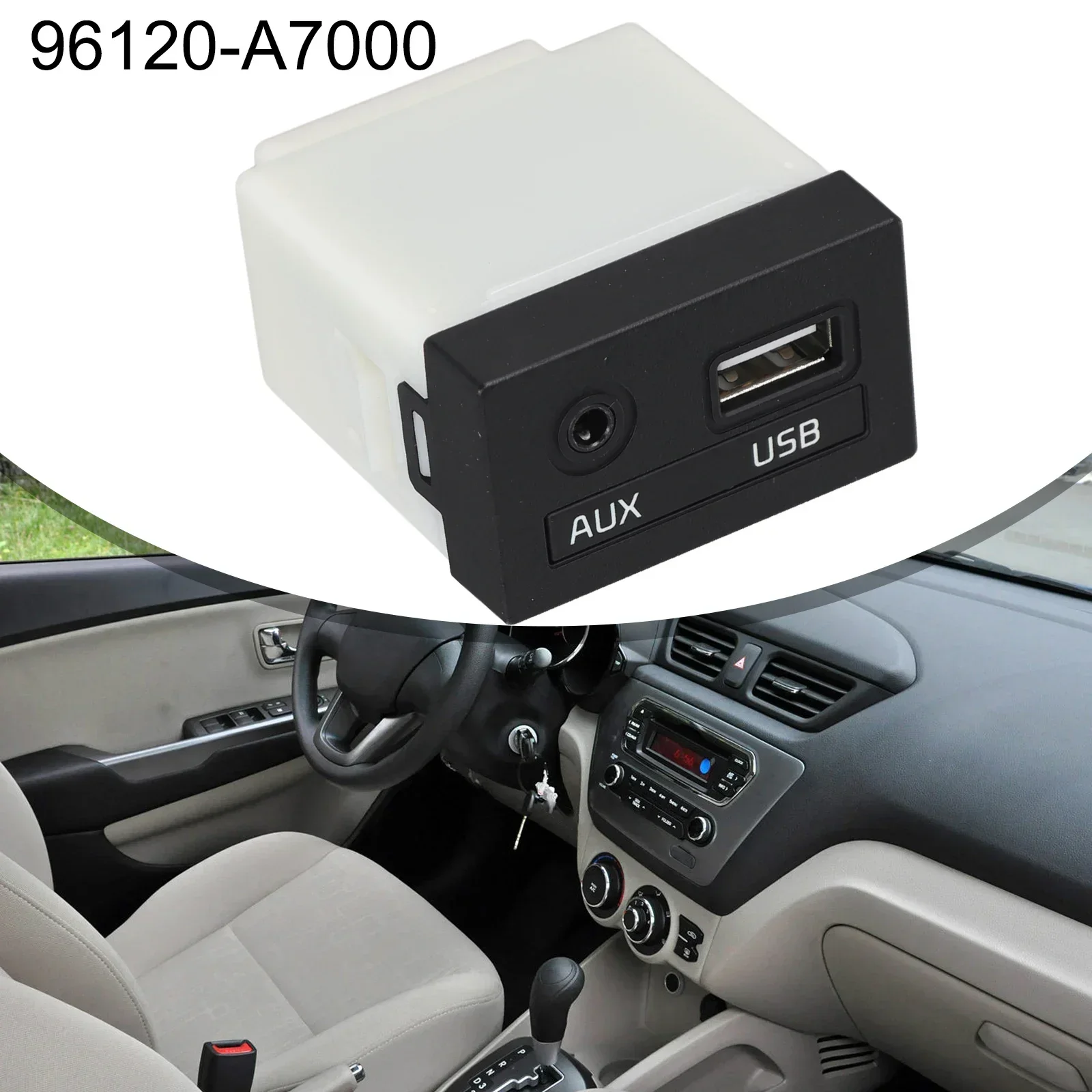 12V AUX USB Socket 96120-A7000 Practical And Reliable Quick Installation Wear-resistant 12V Voltage ABS Material
12V AUX USB Socket 96120-A7000 Practical And Reliable Quick Installation Wear-resistant 12V Voltage ABS Material