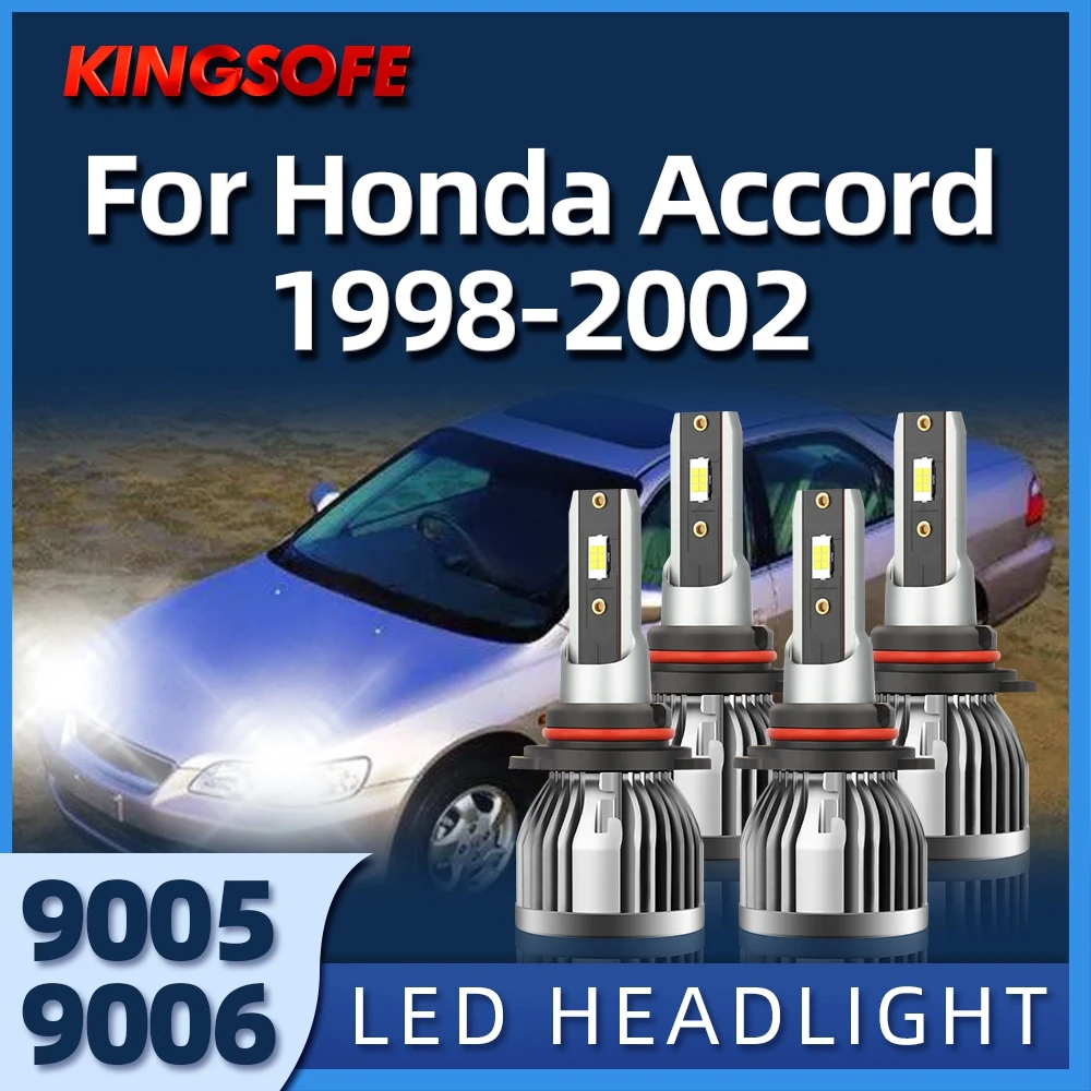 KINGSOFE Car Led Headlight 9005 9006 6000K Auto headLamp Bulb Fit For Honda Accord 1998 1999 2000 2001 2002
KINGSOFE Car Led Headlight 9005 9006 6000K Auto headLamp Bulb Fit For Honda Accord 1998 1999 2000 2001 2002