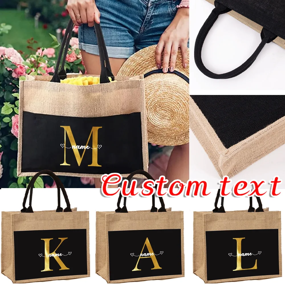 Personalized Customized Portable Environmentally Friendly Portable Shopping Bag Women's Cotton and Linen Shopping Beach Handbag
Personalized Customized Portable Environmentally Friendly Portable Shopping Bag Women's Cotton and Linen Shopping Beach Handbag