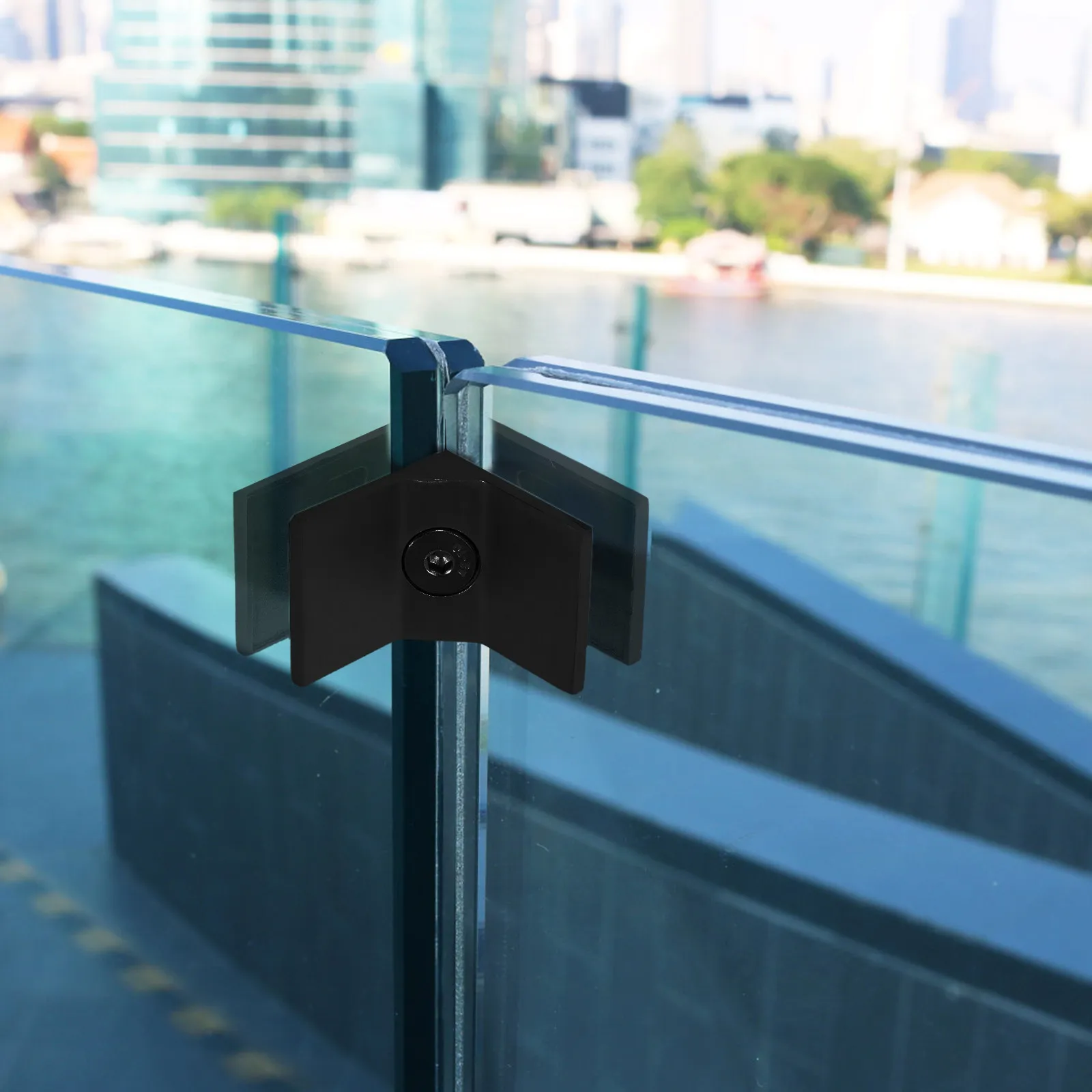 Glass Railing Clamp Heavy Duty Stainless Steel Black Thickened 90 Degree Bracket Balustrade Pool Fence Glass Fixation Clamp
Glass Railing Clamp Heavy Duty Stainless Steel Black Thickened 90 Degree Bracket Balustrade Pool Fence Glass Fixation Clamp