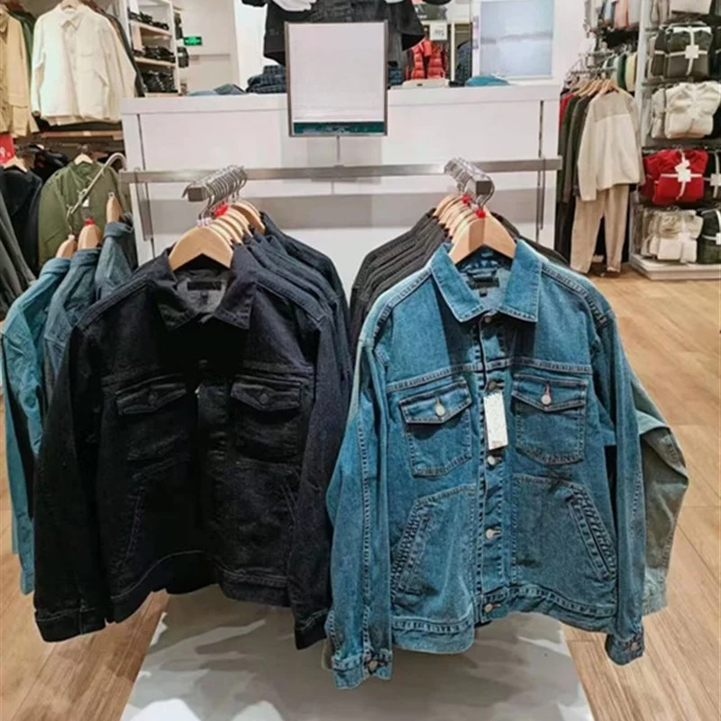 Casual Loose Jeans Jaet for Men Spring Autumn Waed Denim Coat Youth ular Sle with kets Versatile for All Seasons
Casual Loose Jeans Jaet for Men Spring Autumn Waed Denim Coat Youth ular Sle with kets Versatile for All Seasons