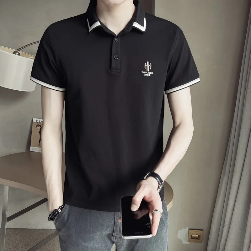 2024 Letter Embroidery Polo Shirts Men Short Sleeve T-shirts Slim Casual Streetwear Business Social Lapel Tee Camisa Hombre
2024 Letter Embroidery Polo Shirts Men Short Sleeve T-shirts Slim Casual Streetwear Business Social Lapel Tee Camisa Hombre