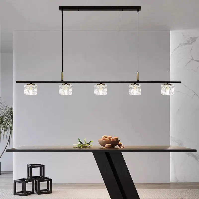 Modern Minimalist Crystal Long Pendant Lamp for Kitchen Island Dining Room Dining Tables Bar Counter Chandelier Lighting Fixture
Modern Minimalist Crystal Long Pendant Lamp for Kitchen Island Dining Room Dining Tables Bar Counter Chandelier Lighting Fixture