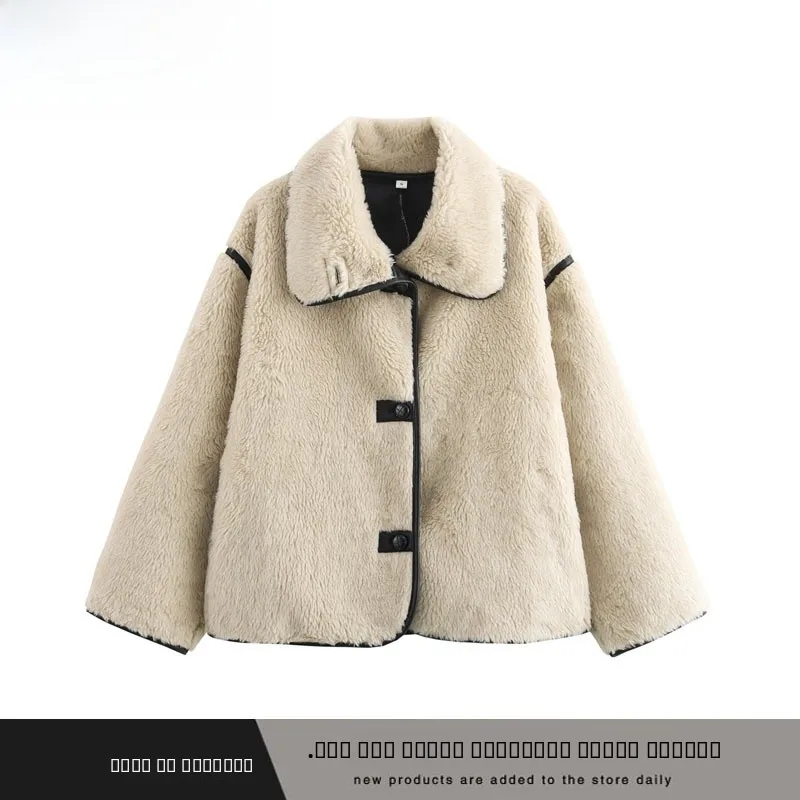 Модное осенне-зимнее новое поступление, женское пальто из искусственной кожи с меховой подкладкой и капюшоном, универсальное пальто Sli с большим воротником
Модное осенне-зимнее новое поступление, женское пальто из искусственной кожи с меховой подкладкой и капюшоном, универсальное пальто Sli с большим воротником