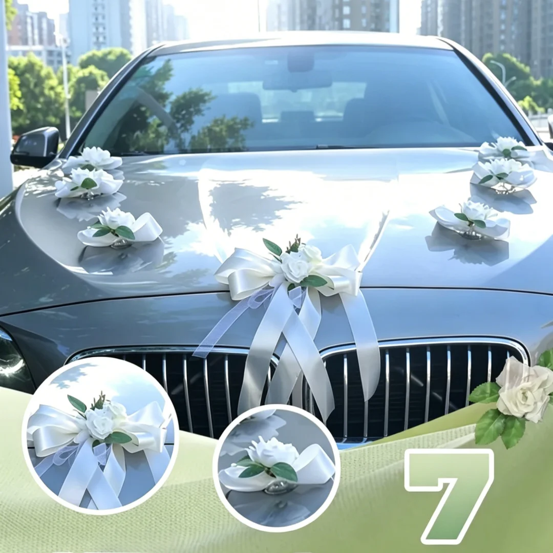 1set Wedding Car Decoration Hood Flower Head Car Floral Set for Bridal Procession Just Married Fleet Marriage Ceremony Car Decor
1set Wedding Car Decoration Hood Flower Head Car Floral Set for Bridal Procession Just Married Fleet Marriage Ceremony Car Decor