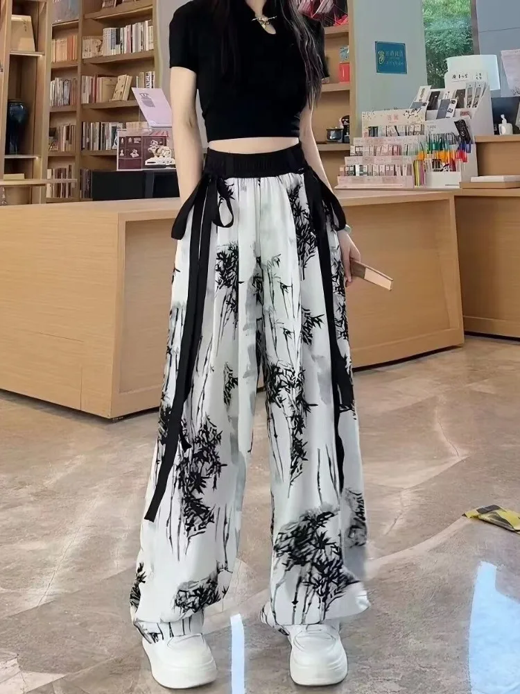 Autumn Winter plus Size 300 Pou Thin Ice Silk Chiffon Wide Leg Pants Slimming Casual Draped Men's American Straight Leg Pants
Autumn Winter plus Size 300 Pou Thin Ice Silk Chiffon Wide Leg Pants Slimming Casual Draped Men's American Straight Leg Pants