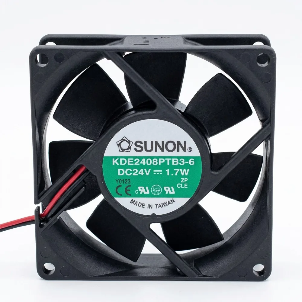 For SUNON KDE2408PTB3-6 8025 DC24V 1.7W 8CM 2-Wire Inverter Cooling Fan
For SUNON KDE2408PTB3-6 8025 DC24V 1.7W 8CM 2-Wire Inverter Cooling Fan