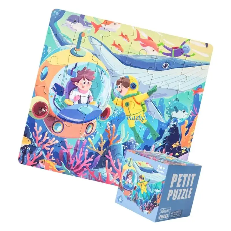 090B Kids Early Learning Puzzle Game 36 Piece Mini Paper Toy For Children Age 3 And Up
090B Kids Early Learning Puzzle Game 36 Piece Mini Paper Toy For Children Age 3 And Up