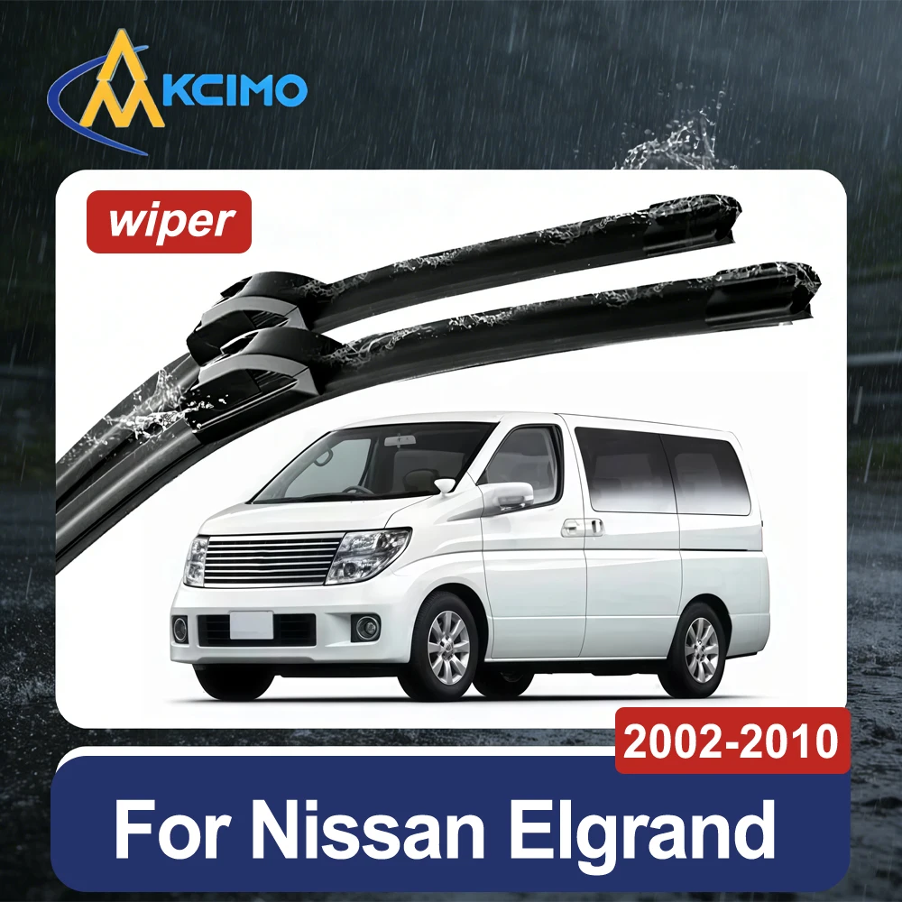 All-Season Windshield Wipers Front Pair for Nissan Elgrand E51 2002-2010 Premium Rubber Flat Wiper Set Easy Installation
All-Season Windshield Wipers Front Pair for Nissan Elgrand E51 2002-2010 Premium Rubber Flat Wiper Set Easy Installation