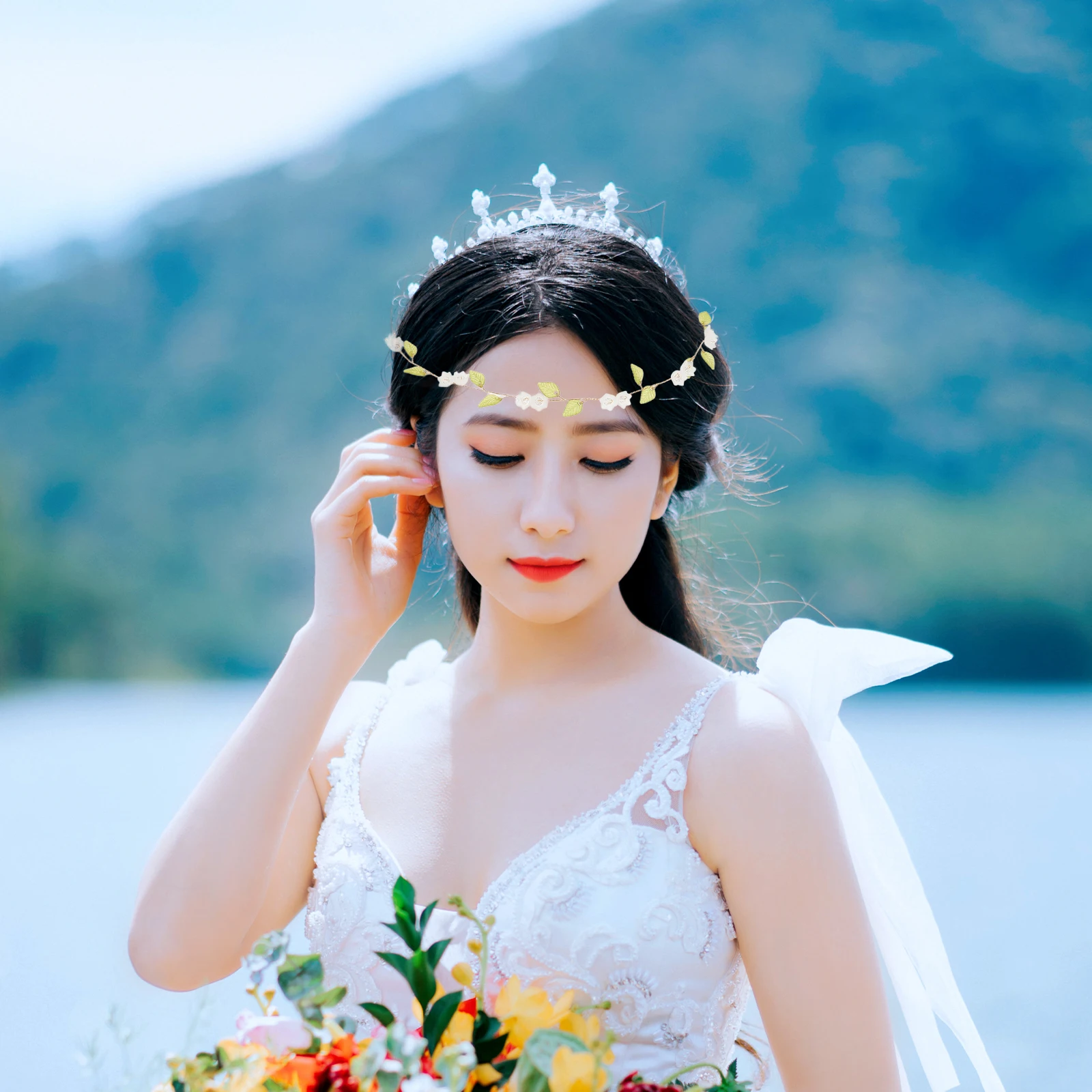 Lily of Flower Headb Decor Bridal Elegant Stylish Wedding Hair Accessories Floral Headpiece
Lily of Flower Headb Decor Bridal Elegant Stylish Wedding Hair Accessories Floral Headpiece