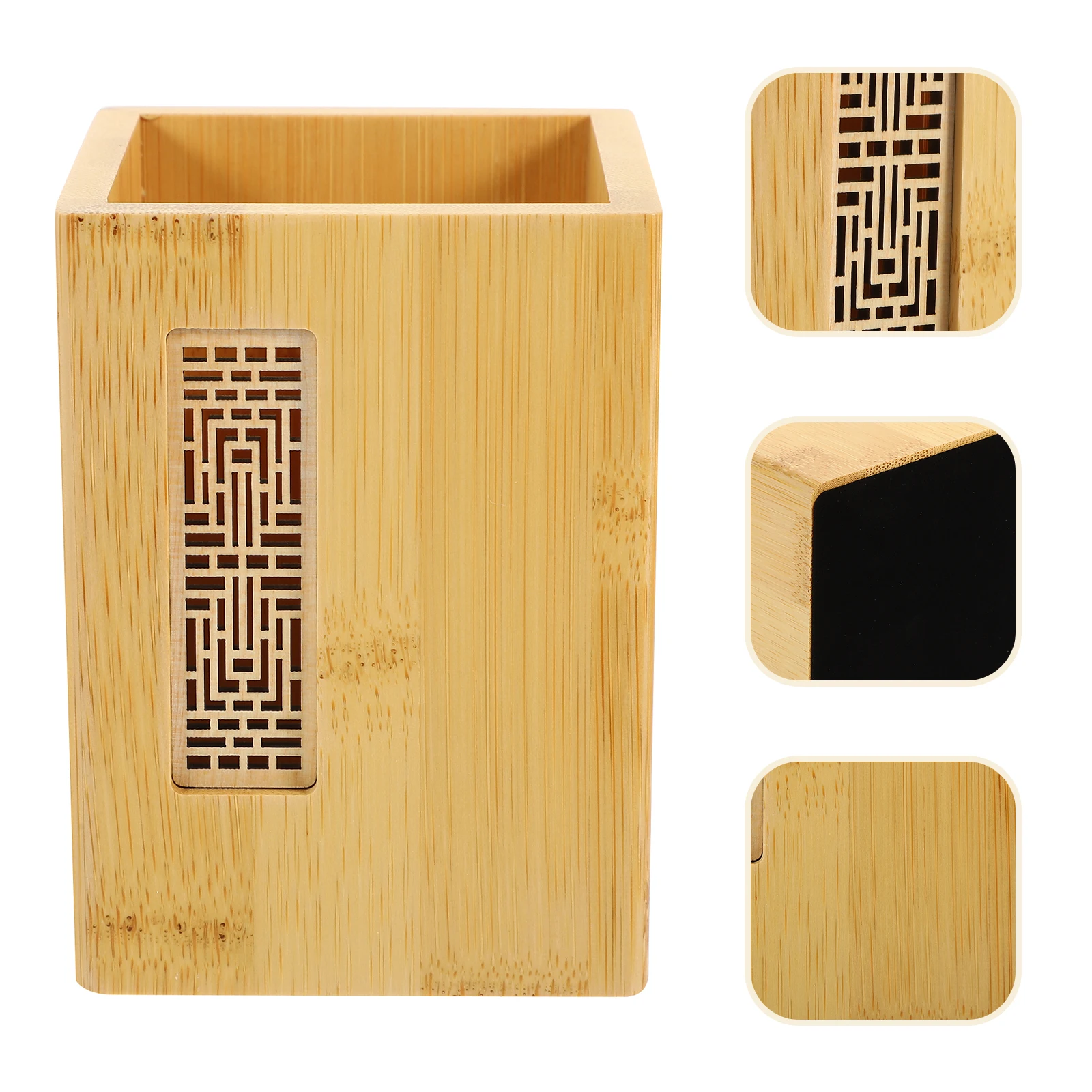 Stylish Solid Wood Pen Holder Storage Container Multifunctional Desktop Organizer For Office Supplies Japanese Design Pencil
Stylish Solid Wood Pen Holder Storage Container Multifunctional Desktop Organizer For Office Supplies Japanese Design Pencil