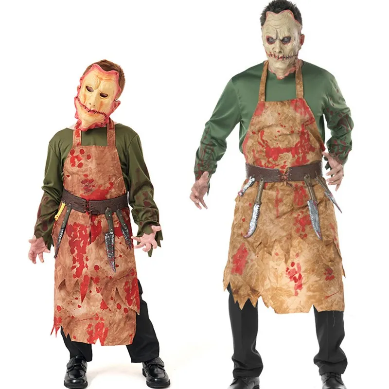 Halloween Parent-Child Role Play Bloody Serial Killer Jacket Zombie Chef Club Night Terror Party Costume Polyester Material
Halloween Parent-Child Role Play Bloody Serial Killer Jacket Zombie Chef Club Night Terror Party Costume Polyester Material