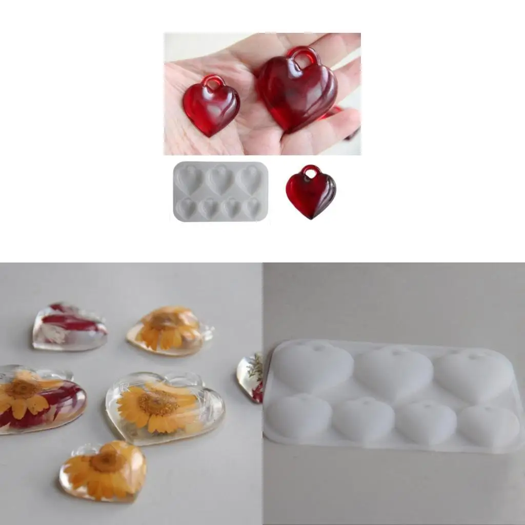 R3MC Flexible Silicone Mould for Craft Enthusiasts Crafting Heart Pendants
R3MC Flexible Silicone Mould for Craft Enthusiasts Crafting Heart Pendants