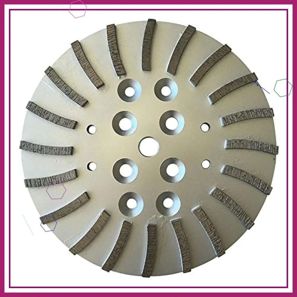 10" Concrete Diamond Grinding Disc, 20 Turbo Segments, 30/40 Grit for Edco, Blastrac, Husqvarna
10" Concrete Diamond Grinding Disc, 20 Turbo Segments, 30/40 Grit for Edco, Blastrac, Husqvarna