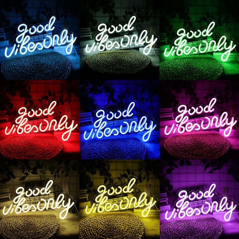 Good Vibes Only Neon Wedding Custom LED Luminous Party Acrylic Room Wall Decoration Mural Romantic Fashion Personality ART Sign
Good Vibes Only Neon Wedding Custom LED Luminous Party Acrylic Room Wall Decoration Mural Romantic Fashion Personality ART Sign