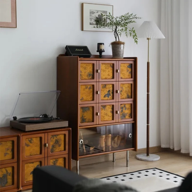 Yarn bucket cabinet new Chinese retro solid wood dining side cabinet living room locker medieval locker
Yarn bucket cabinet new Chinese retro solid wood dining side cabinet living room locker medieval locker