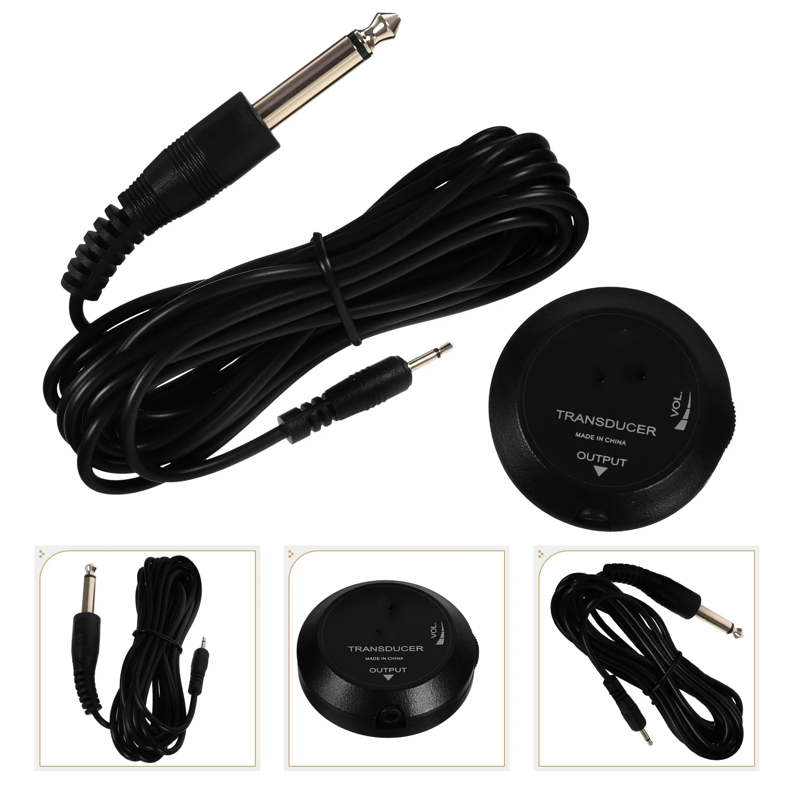 Pickup Durable Piezo Microphone Accessories Suitable for Multiple Instruments Guitar Transducer Accessory Abs Practical
Pickup Durable Piezo Microphone Accessories Suitable for Multiple Instruments Guitar Transducer Accessory Abs Practical