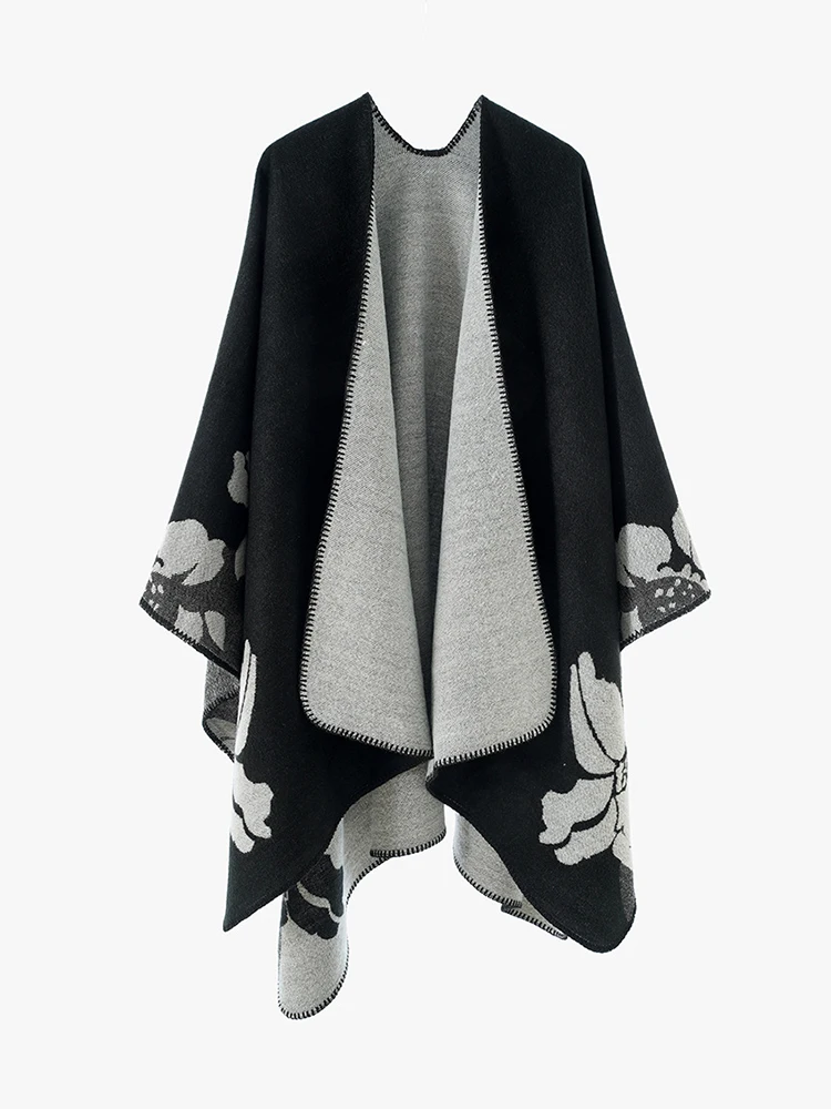 New Arrival Elegant Floral Scarf Layers Poncho Autumn Winter Women Retro Wrap Shawl Casual Scarve Capa Para Mujer Pashmina Cloak
New Arrival Elegant Floral Scarf Layers Poncho Autumn Winter Women Retro Wrap Shawl Casual Scarve Capa Para Mujer Pashmina Cloak