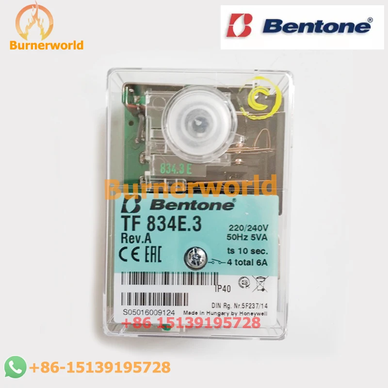 Bentone Control box TF834E.3 Oil burner control box Honeywell Controller burner TF834E.3 sequence controller
Bentone Control box TF834E.3 Oil burner control box Honeywell Controller burner TF834E.3 sequence controller