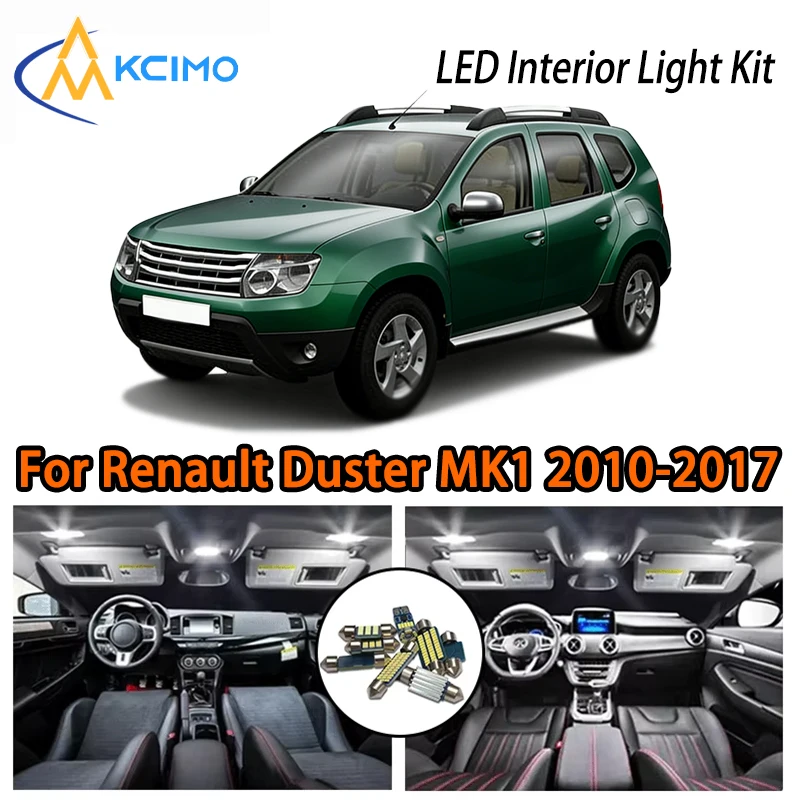 Premium White Ice Blue Interior Lights For Renault Duster MK1 2010-2017, Two Colors Choice Atmosphere
Premium White Ice Blue Interior Lights For Renault Duster MK1 2010-2017, Two Colors Choice Atmosphere