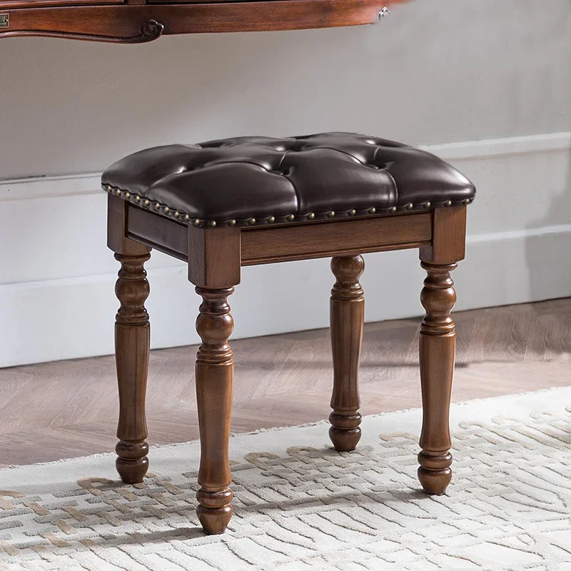 Luxury Square Makeup Stool,Retro Wooden Furniture Shoe Changing Stools,Bedroom Dressing Table Sofa Stool,Nail Chair,Customized
Luxury Square Makeup Stool,Retro Wooden Furniture Shoe Changing Stools,Bedroom Dressing Table Sofa Stool,Nail Chair,Customized