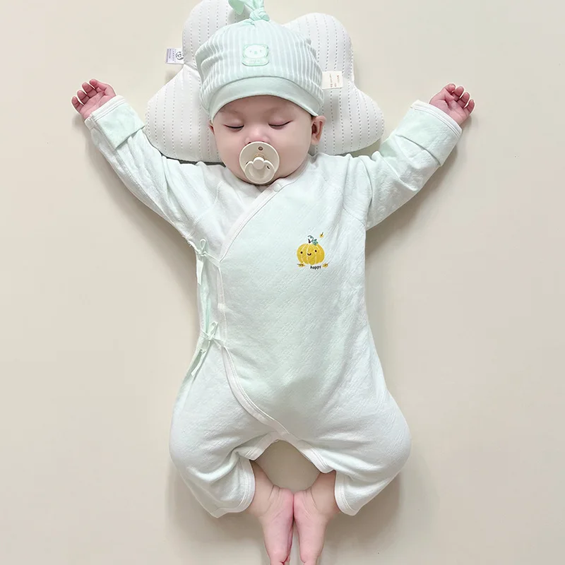 Unisex Newborn Baby Onesie for Four Seasons Clothes Pure Cotton Baby boys Girls Cute Lace-up RomperBaby Home Wear 0-1-3-6M
Unisex Newborn Baby Onesie for Four Seasons Clothes Pure Cotton Baby boys Girls Cute Lace-up RomperBaby Home Wear 0-1-3-6M