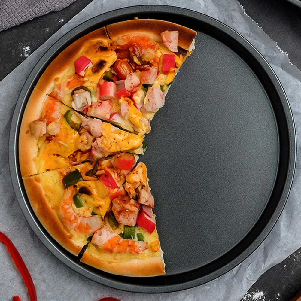 Pizza Baking Pan Round Carbon Steel Non-Stick Baking Tray For Cake Pie Pizza Oven Kitchen Bakeware Tool Accessory
Pizza Baking Pan Round Carbon Steel Non-Stick Baking Tray For Cake Pie Pizza Oven Kitchen Bakeware Tool Accessory