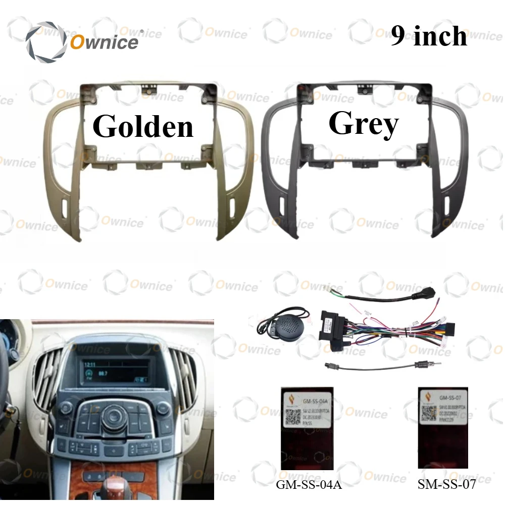Ownice 9" for 2009 - 2013 BUICK Lacrosse Car Stereo Radio Android Frame Panel Fascia Cable Video Harness Adapter Decoder Canbus
Ownice 9" for 2009 - 2013 BUICK Lacrosse Car Stereo Radio Android Frame Panel Fascia Cable Video Harness Adapter Decoder Canbus