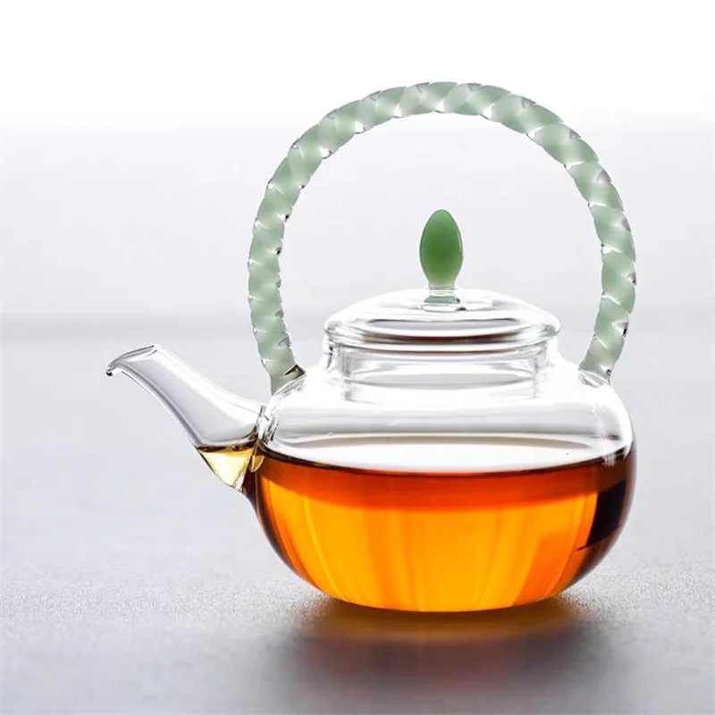 Small Capacity 160ml Beam Glass Teapot Green Tea Brewing Flower Green Tea Pot One Person Teapot Kungfu Tea Set Accessories
Small Capacity 160ml Beam Glass Teapot Green Tea Brewing Flower Green Tea Pot One Person Teapot Kungfu Tea Set Accessories