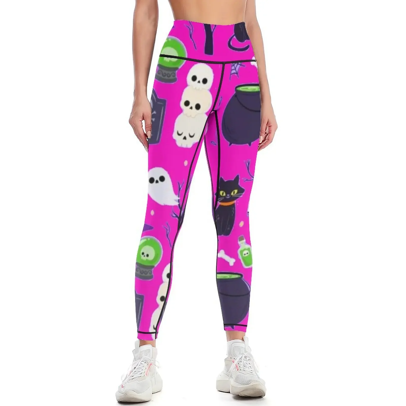 Halloween Witches Skull Pumpkin Pattern Leggings Sports pants for sportswear gym Women's trousers flared Womens Leggings
Halloween Witches Skull Pumpkin Pattern Leggings Sports pants for sportswear gym Women's trousers flared Womens Leggings