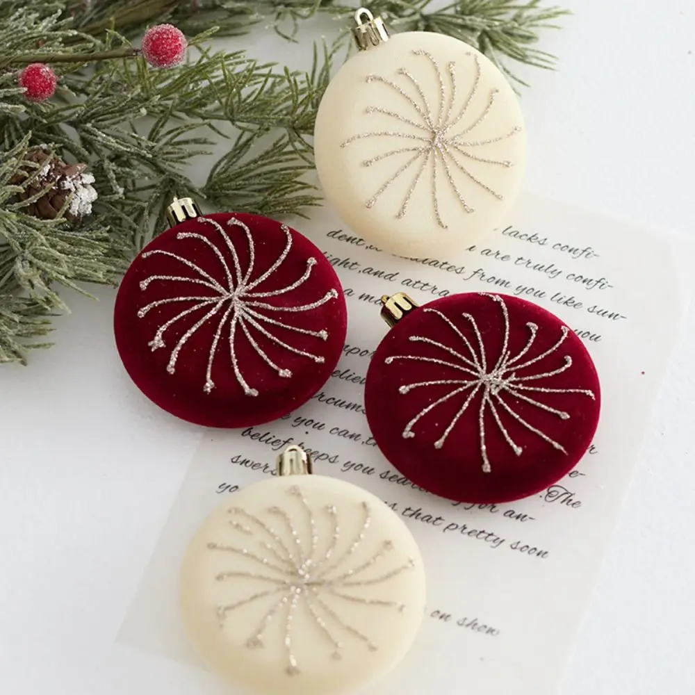 Wine Red Flocked Christmas Balls Pendant Glitter Shatterproof Christmas Hanging Balls Reusable Xmas Tree Pendants Party Favors
Wine Red Flocked Christmas Balls Pendant Glitter Shatterproof Christmas Hanging Balls Reusable Xmas Tree Pendants Party Favors