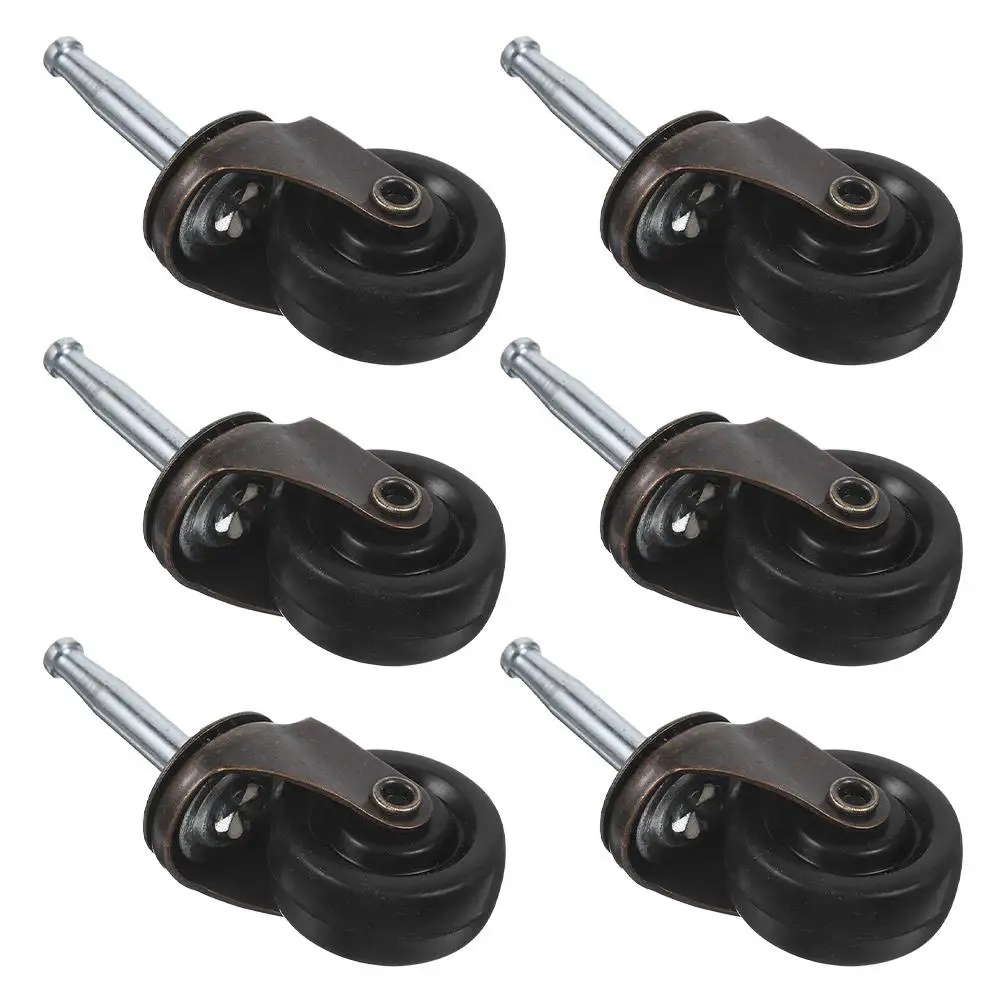 6pcs Swivel Casters Heavy Duty Gaming Chair Wheels Luggage Replacement Computer Cabinet Furniture Caster Rubber Silent Cart
6pcs Swivel Casters Heavy Duty Gaming Chair Wheels Luggage Replacement Computer Cabinet Furniture Caster Rubber Silent Cart