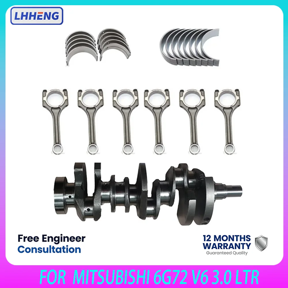 Crankshaft Connecting Rod Bearing Kit Set for MITSUBISHI 6G72 FOR PAJERO & DODGE V6 3.0 LTR V73 V93 MD144525 MN149210 M123V33
Crankshaft Connecting Rod Bearing Kit Set for MITSUBISHI 6G72 FOR PAJERO & DODGE V6 3.0 LTR V73 V93 MD144525 MN149210 M123V33
