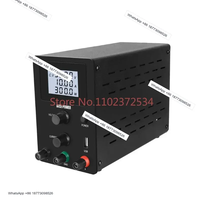 R-SPS3010D 30V 10A Precision LCD Four Display Digital Adjustable Switching DC Regulated Power Supply for Lab Testing
R-SPS3010D 30V 10A Precision LCD Four Display Digital Adjustable Switching DC Regulated Power Supply for Lab Testing