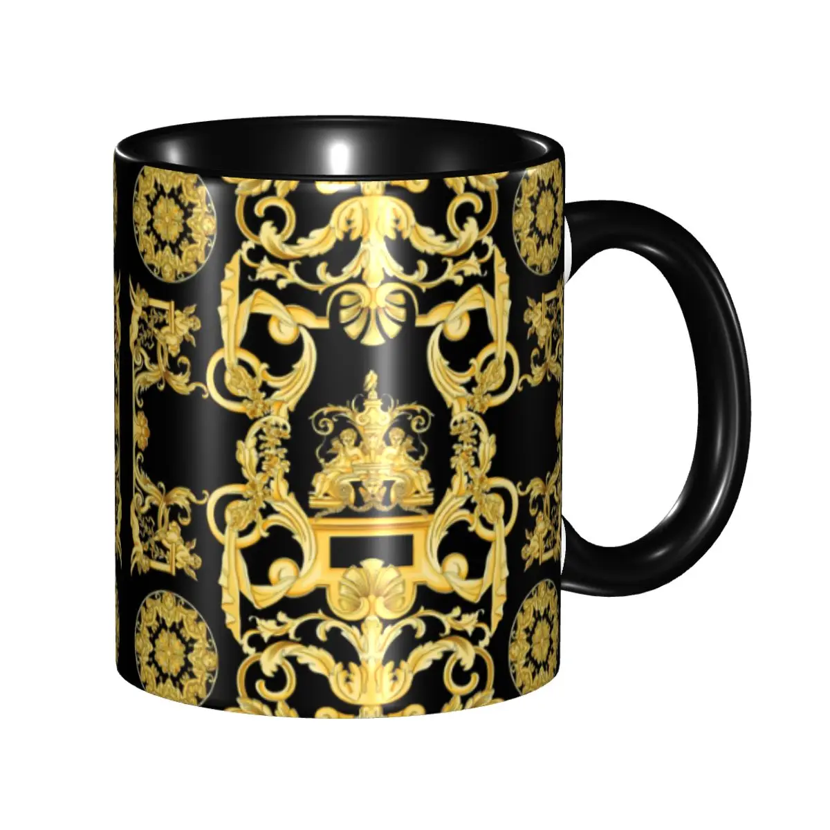 DIY Baroque Prints Greek Ornament GoldenMeander Meandros VINTAGE Ceramic Mug Customized Coffee Cup Creative Gift
DIY Baroque Prints Greek Ornament GoldenMeander Meandros VINTAGE Ceramic Mug Customized Coffee Cup Creative Gift