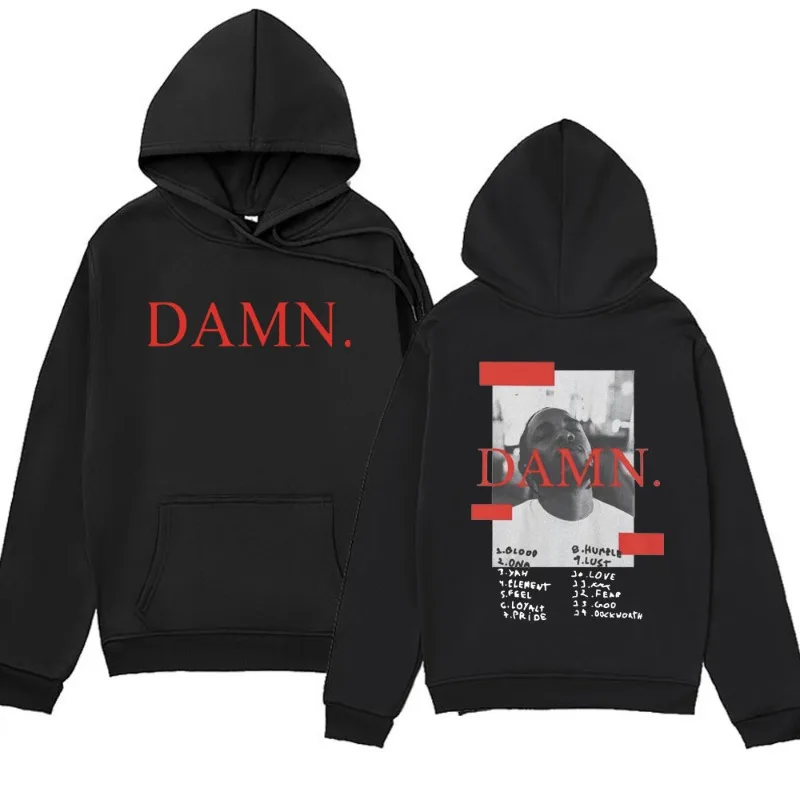 Kendrick Lamar DAMN Printing Hoodies Men's Women's Fashion Oversized Sweatshirt Gothic Hip Hop Streetwear Hoodie Pullover Male
Kendrick Lamar DAMN Printing Hoodies Men's Women's Fashion Oversized Sweatshirt Gothic Hip Hop Streetwear Hoodie Pullover Male