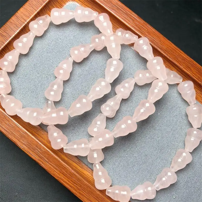 Natural Rose Quartz Gourd Bracelet Men Women Colorful Charm Yoga Healing Bangles Fashion Handmade Gift 1PCS
Natural Rose Quartz Gourd Bracelet Men Women Colorful Charm Yoga Healing Bangles Fashion Handmade Gift 1PCS