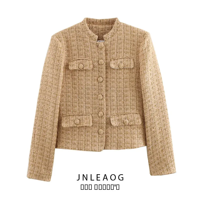 Faionable Versatile JNLEAOG Women's ort Coat Autumn New Arrival Small Fraance Sle Outerwear Straight Cut Polyester
Faionable Versatile JNLEAOG Women's ort Coat Autumn New Arrival Small Fraance Sle Outerwear Straight Cut Polyester