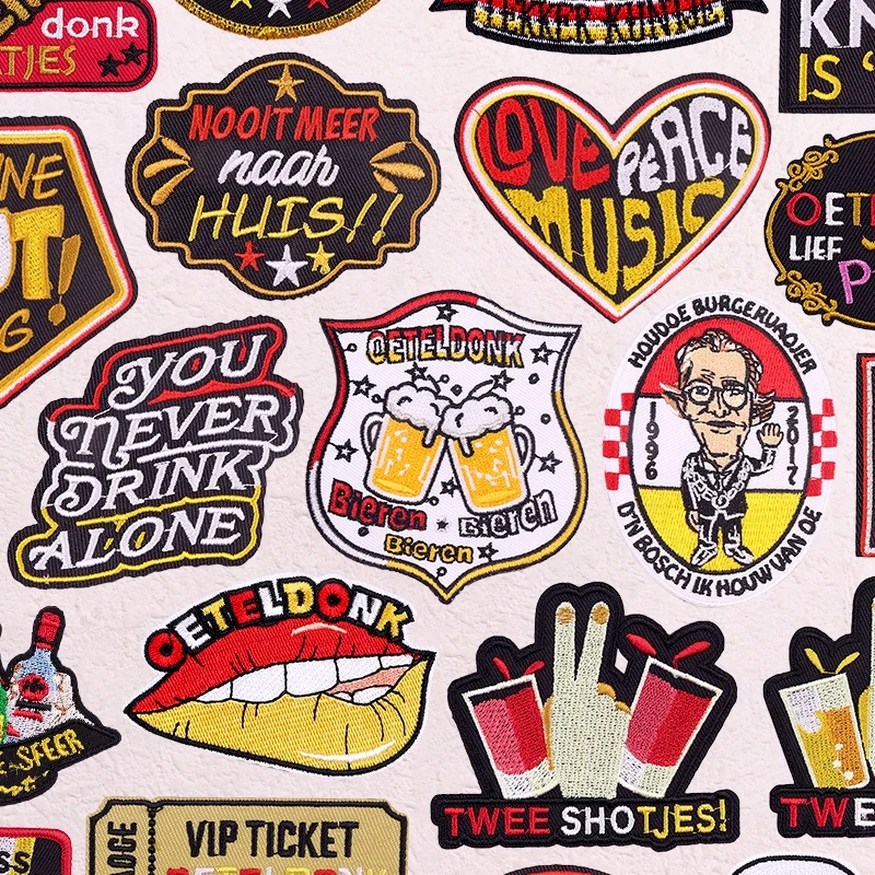 Netherland Oeteldonk Emblem Embroidery Patches For Clothing Dutch Carnival Frog Iron On Patches On Clothes Festival Decor Badges
Netherland Oeteldonk Emblem Embroidery Patches For Clothing Dutch Carnival Frog Iron On Patches On Clothes Festival Decor Badges