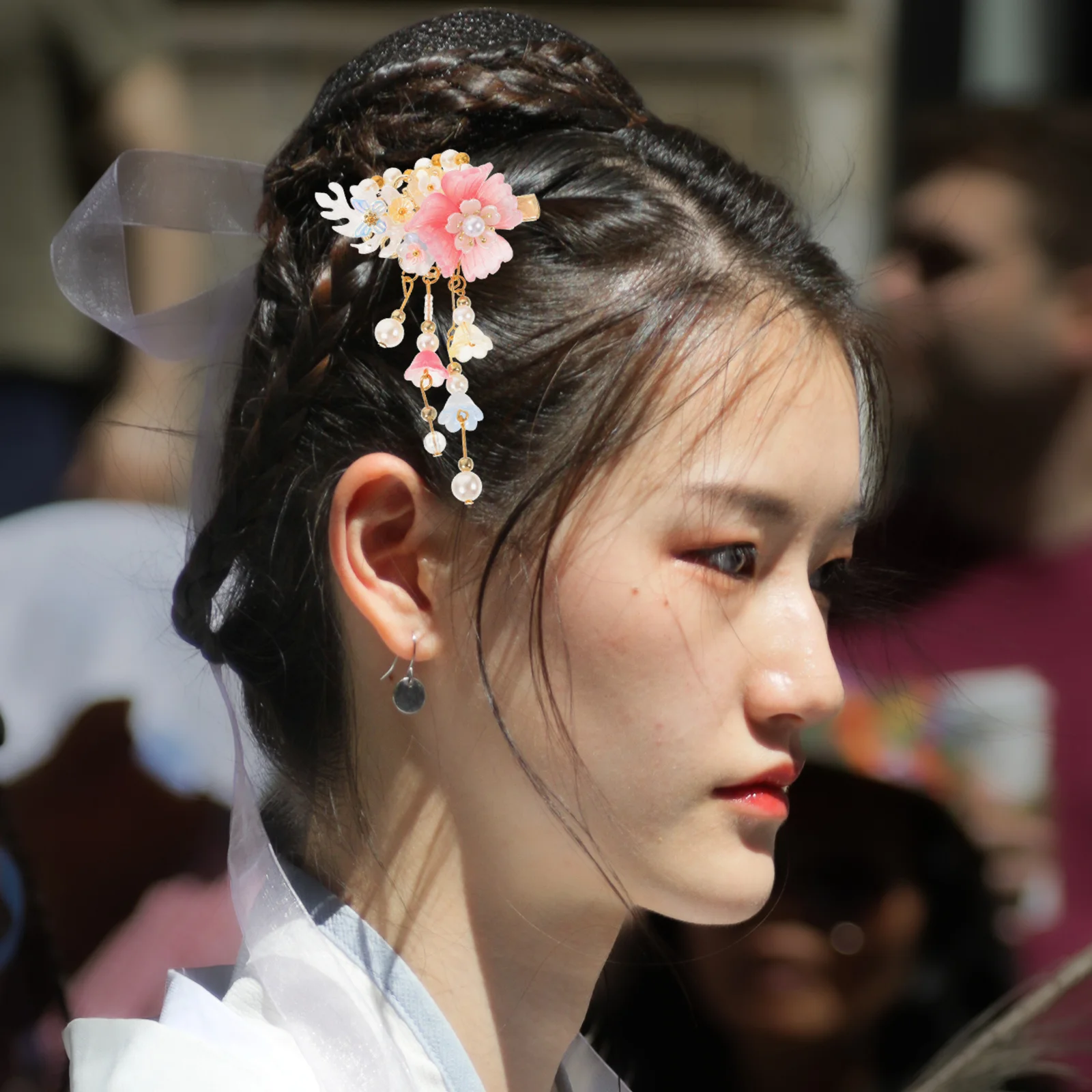 1Pair Chinese Flower Hair Clip Hanfu Style Resin Alloy Barrettes for Women Party Wedding Hair Accessories Aesthetic Design
1Pair Chinese Flower Hair Clip Hanfu Style Resin Alloy Barrettes for Women Party Wedding Hair Accessories Aesthetic Design