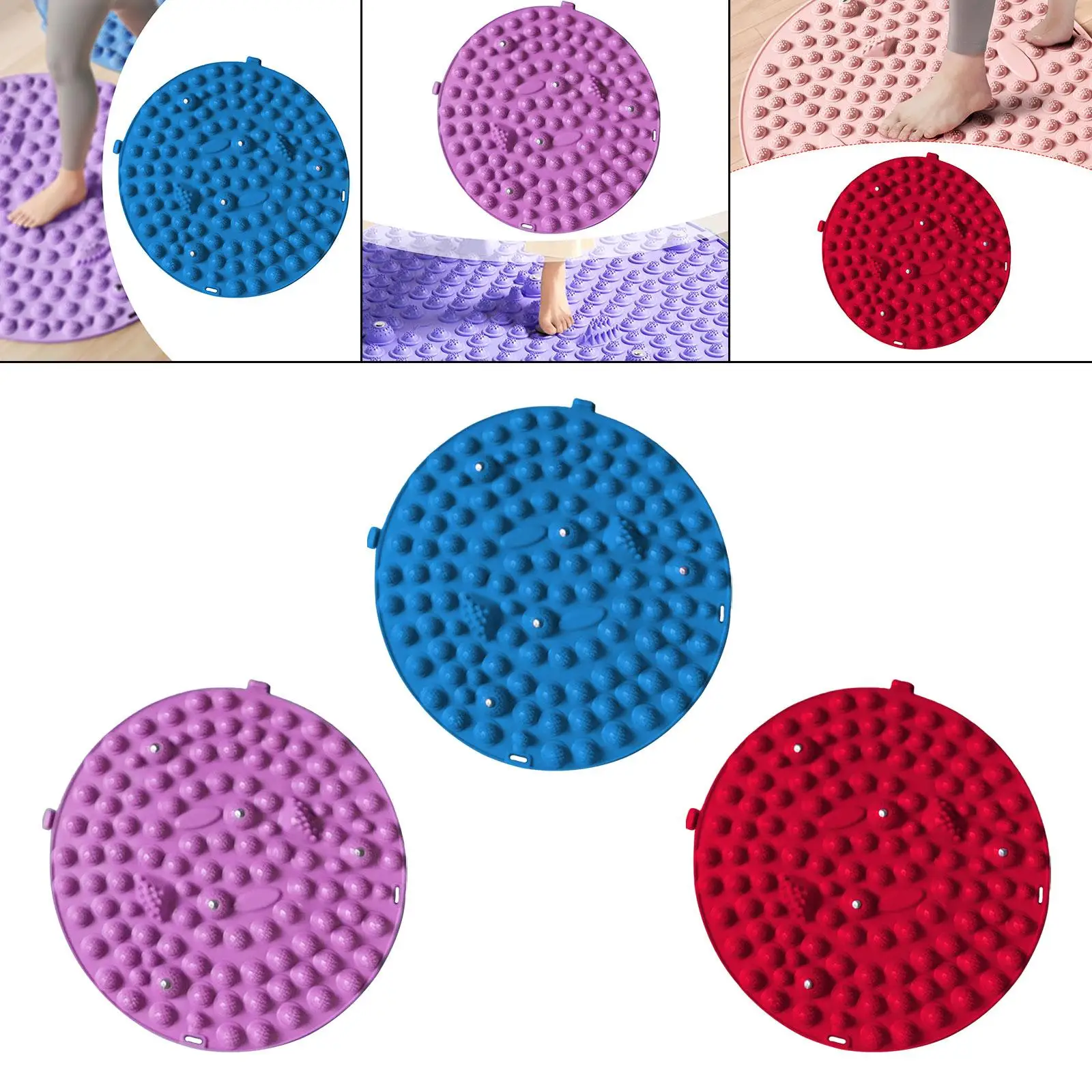 Массажный коврик для ног, нескользящий, из АБС-пластика, для массажа стоп и восстановления, подходит для дома или путешествий
Массажный коврик для ног, нескользящий, из АБС-пластика, для массажа стоп и восстановления, подходит для дома или путешествий