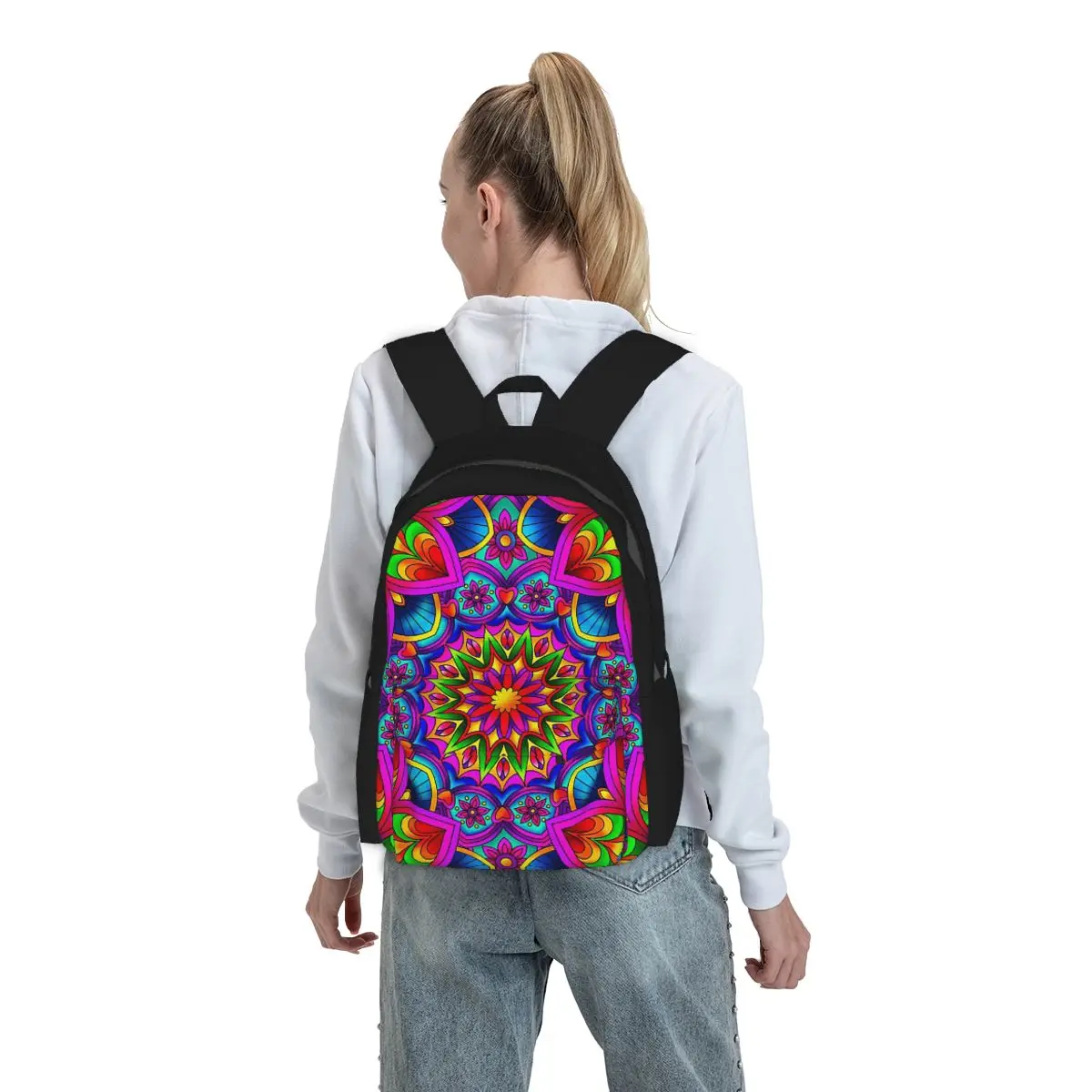 Psychedelic Summer Color Mandala Print Backpack Boys Girls BookBag Kids School Bag Laptop Shoulder Bags for Men Women
Psychedelic Summer Color Mandala Print Backpack Boys Girls BookBag Kids School Bag Laptop Shoulder Bags for Men Women