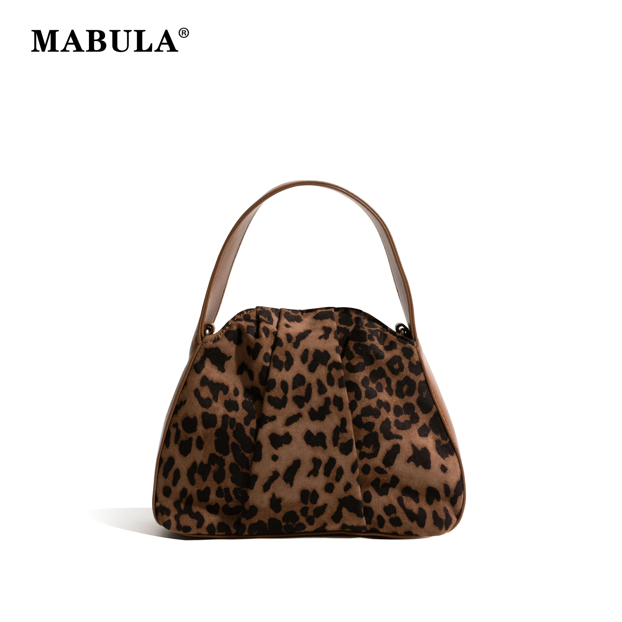MABULA Leopard Print Handbags Retro Matte Suede Shoulder Bags Female Girl Brand Luxury Crossbody Bag Commuter Bucket Bag
MABULA Leopard Print Handbags Retro Matte Suede Shoulder Bags Female Girl Brand Luxury Crossbody Bag Commuter Bucket Bag