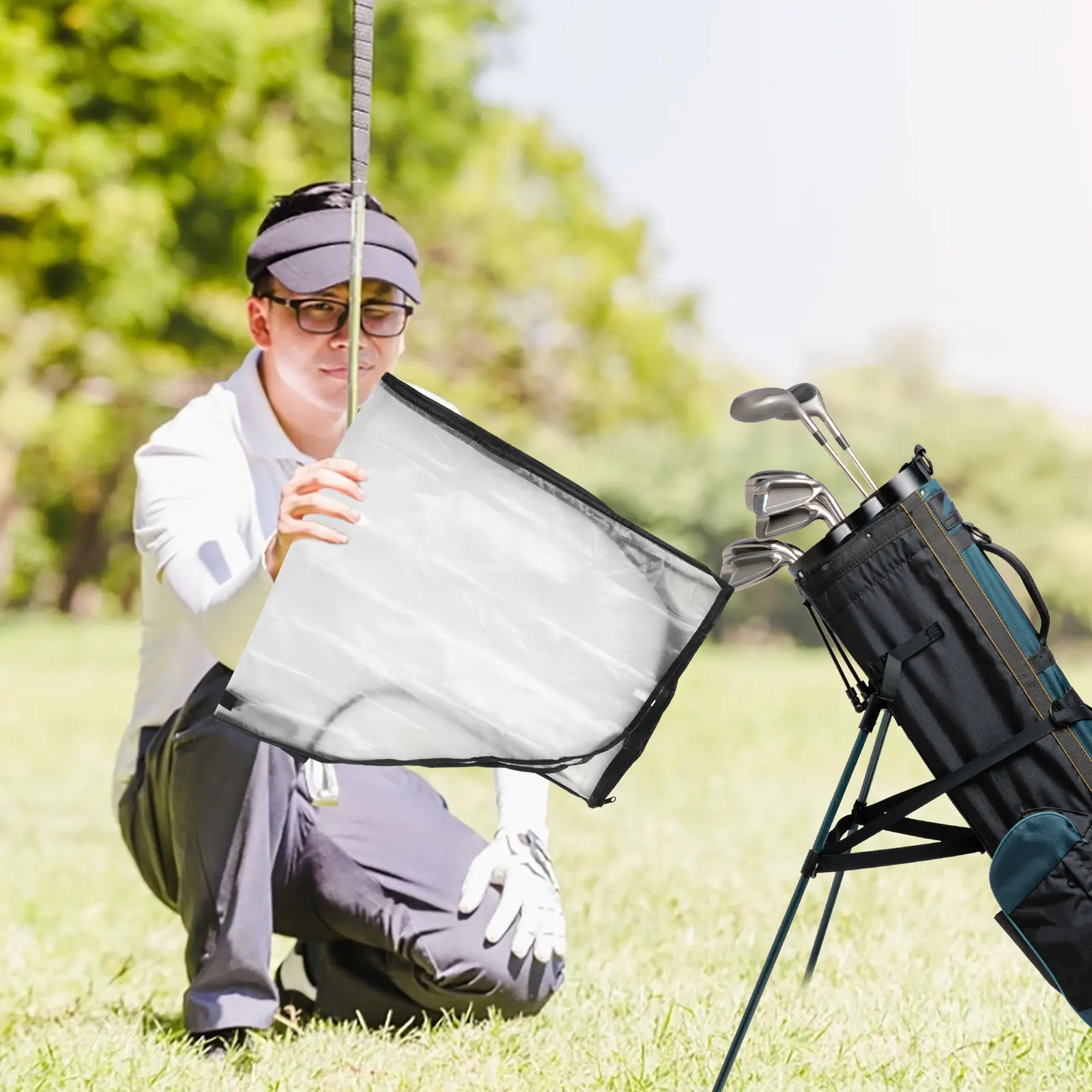 Golf Bag Rain Cover Protector Cart Accessories Travel Elegant Push Protection Dust Covers
Golf Bag Rain Cover Protector Cart Accessories Travel Elegant Push Protection Dust Covers