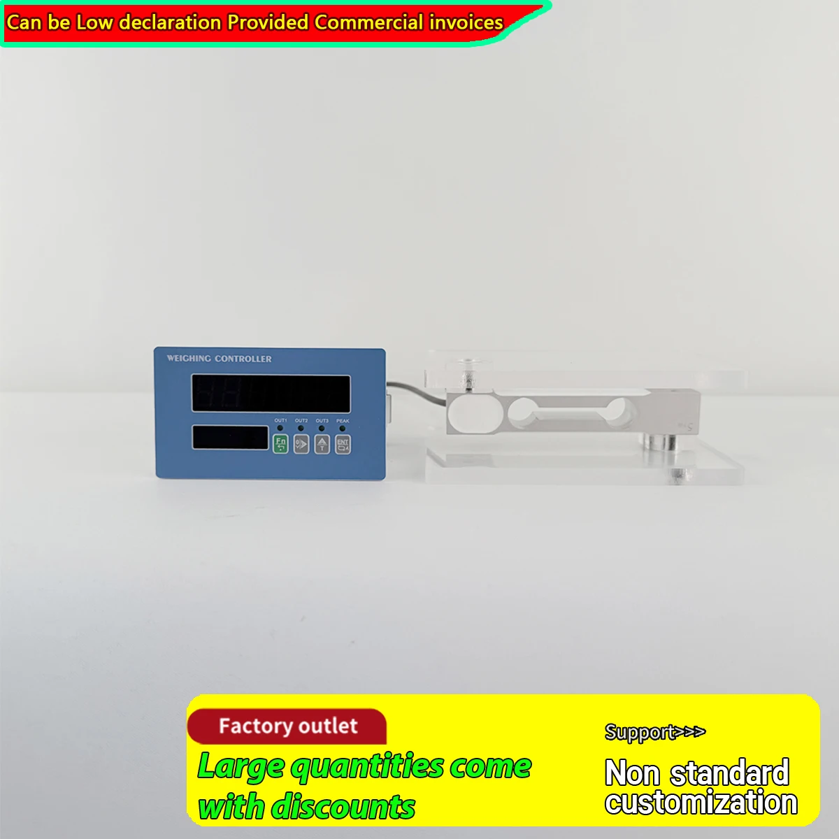 Precision Pressure Sensor Module Mavin NA1 Load Cell with LED Display Controller & Mounting Hardware Kit 5kg 50kg 100kg