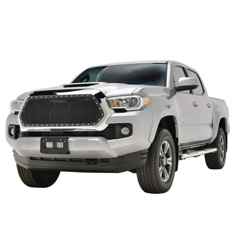 Hot Sale Off Road Replacement Parts Stainless Steel Grille Front Chromed Black Wire Mesh Packaged Grill for Tacoma 2016-2018
Hot Sale Off Road Replacement Parts Stainless Steel Grille Front Chromed Black Wire Mesh Packaged Grill for Tacoma 2016-2018