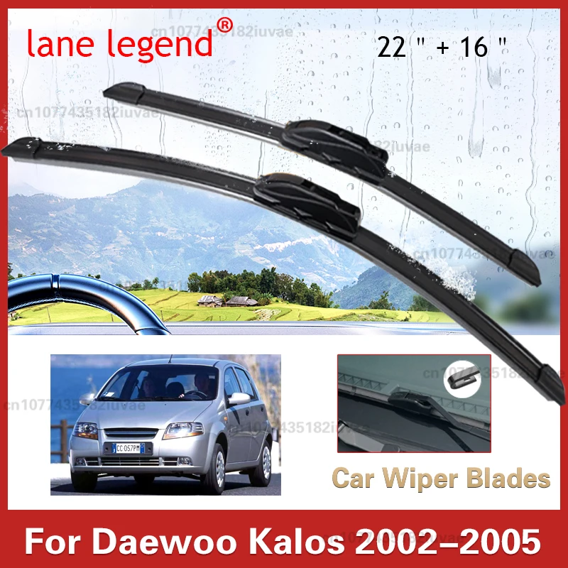 Car Wiper Blades Front Window Windscreen Windshield Wipers Blades U Hook Arm Auto Accessories For Daewoo Kalos 22"+16" 2002-2005
Car Wiper Blades Front Window Windscreen Windshield Wipers Blades U Hook Arm Auto Accessories For Daewoo Kalos 22"+16" 2002-2005
