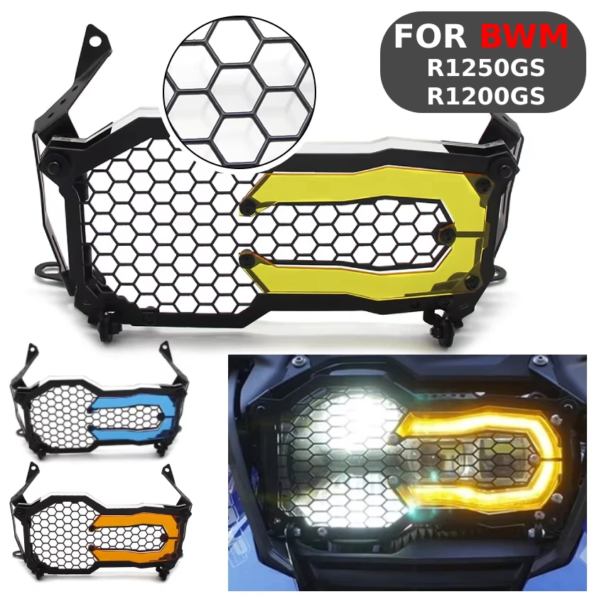 For BMW R1250GS R1200GS Headlight Protector Compatible with R1250GS ADV HP Exclusive GSA & R1200GS ADV 2014-2020
For BMW R1250GS R1200GS Headlight Protector Compatible with R1250GS ADV HP Exclusive GSA & R1200GS ADV 2014-2020